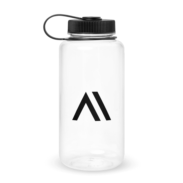 Wide Mouth Plastic Water Bottle - Clear product image (1)