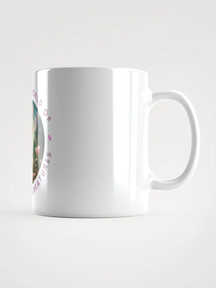 I Live in a World Fantastical Creatures Kitten Mug product image (2)