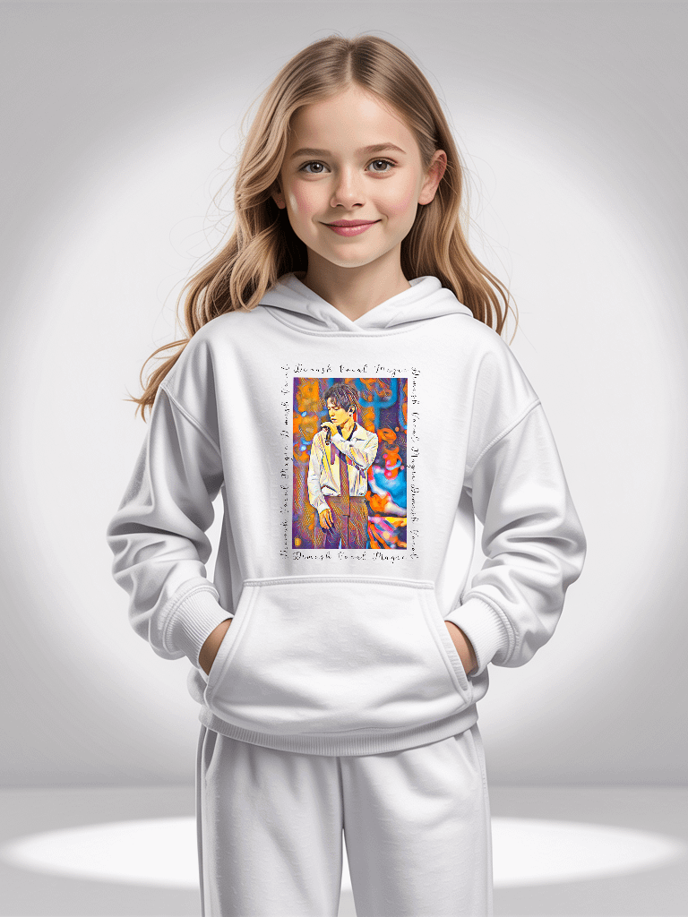 Singer From Kazakhstan Kids Gildan Unisex Hoodie product image (13)