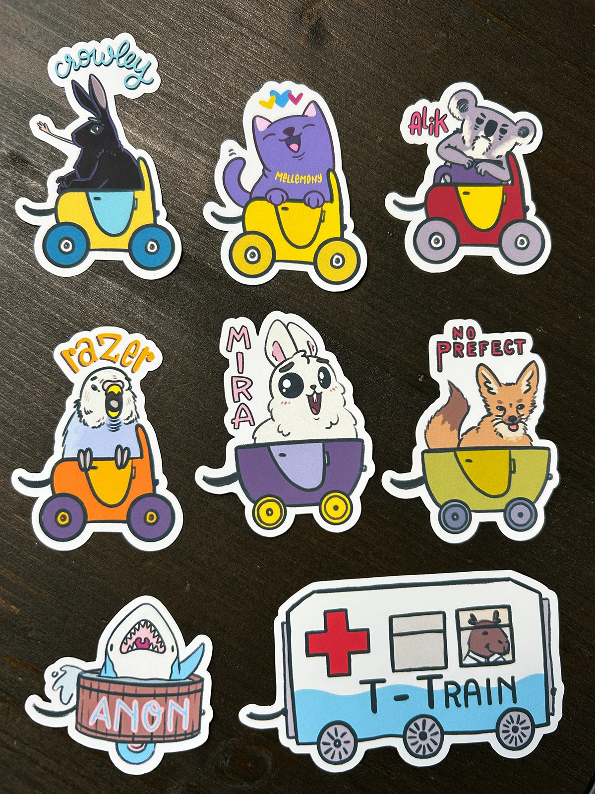 sticker pack : t-train product image (4)