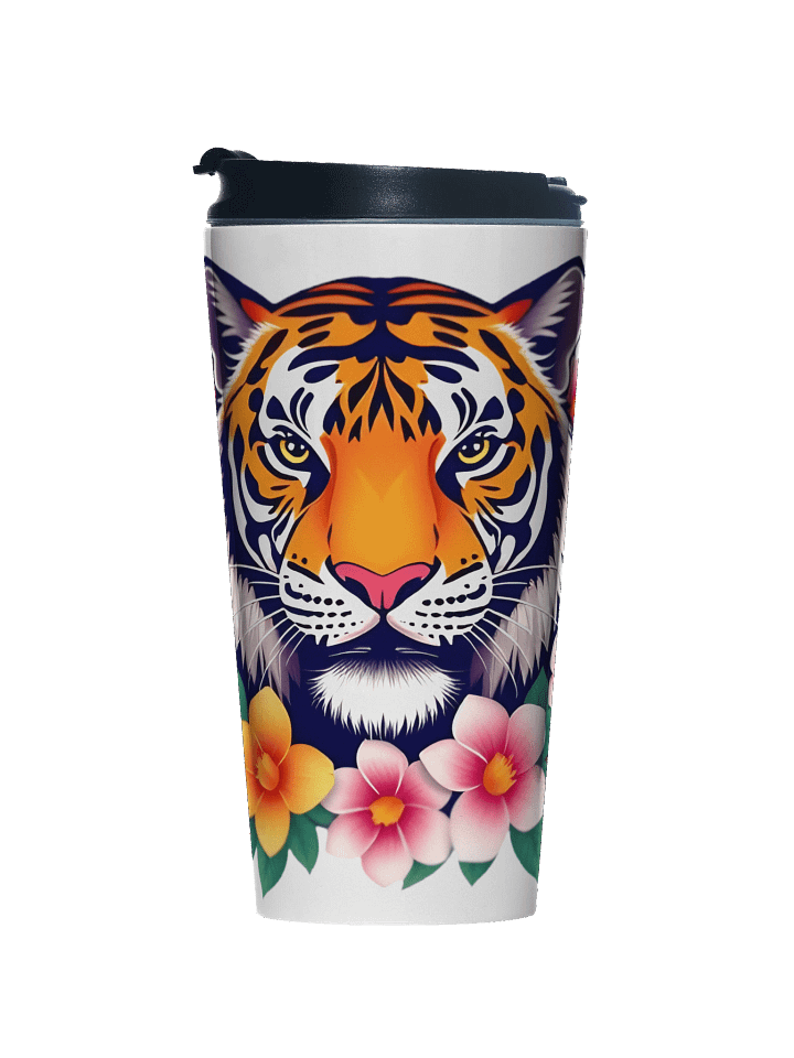 Floral Tiger Travel Mug product image (1)