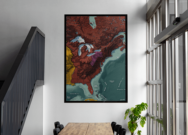GREAT HISTORICAL FRAMED MAPS
