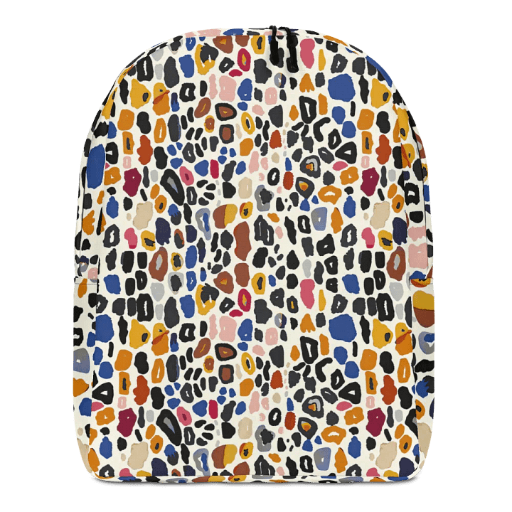Eclectic Leopard Print Laptop Backpack product image (1)
