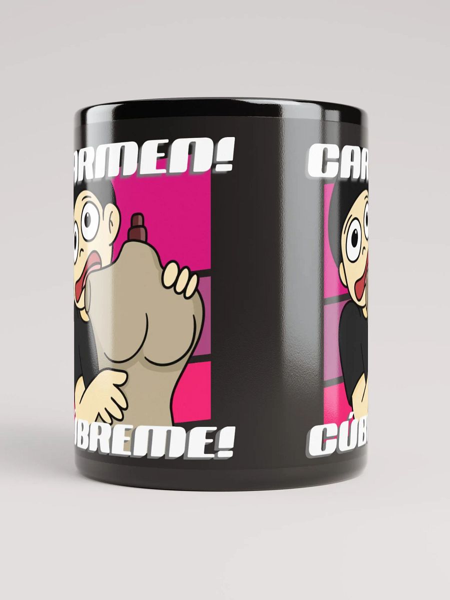 ¡Carmen Cúbreme! | Taza Negra Brillante product image (10)
