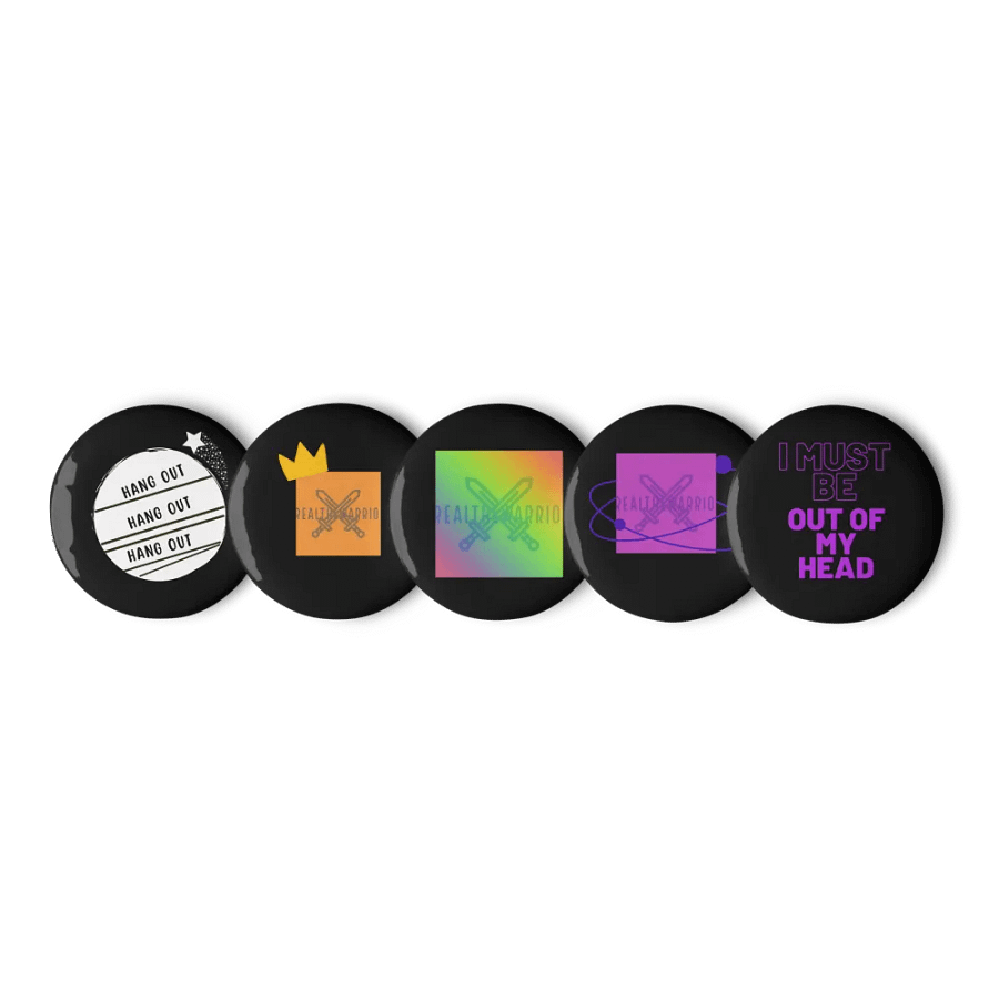 TheRealTheWarrior Pin Button Collection product image (2)