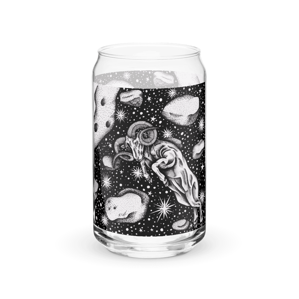 Aries Zodiac Can-Shaped Glass product image (1)