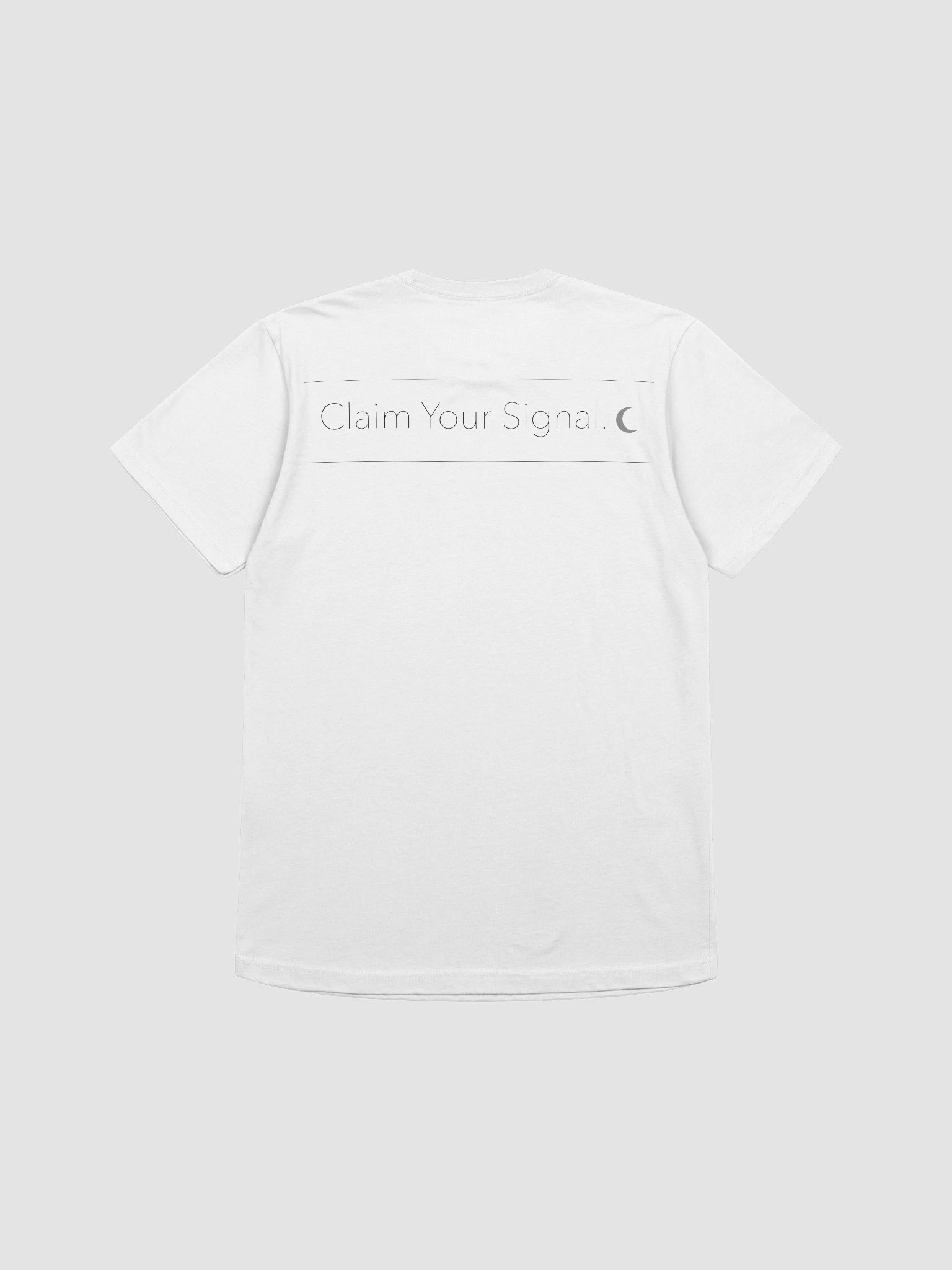 Claim Your Signal, Brain Circuitry - White Tee product image (4)