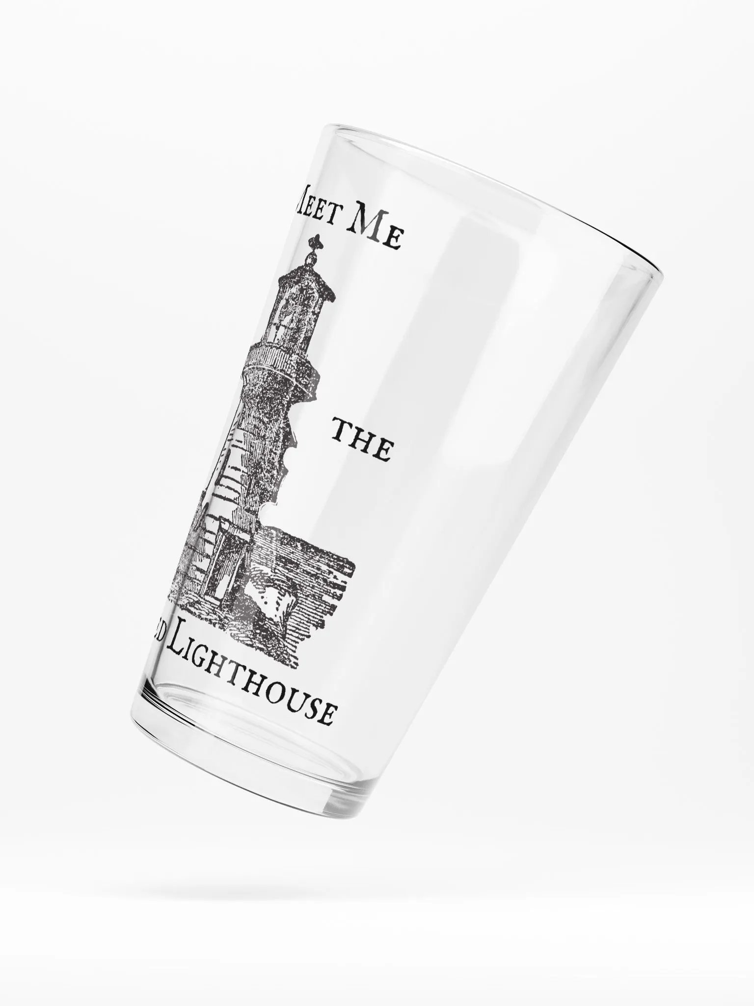 Haunted Lighthouse Elegance Shaker Pint Glass product image (5)