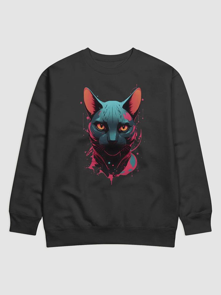 Neon Cat Dreams Premium Sweatshirt product image (4)