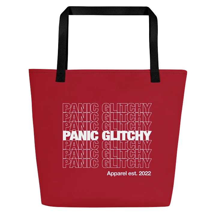 Panic Glitchy Grocery (white edition) Tote Bag product image (1)