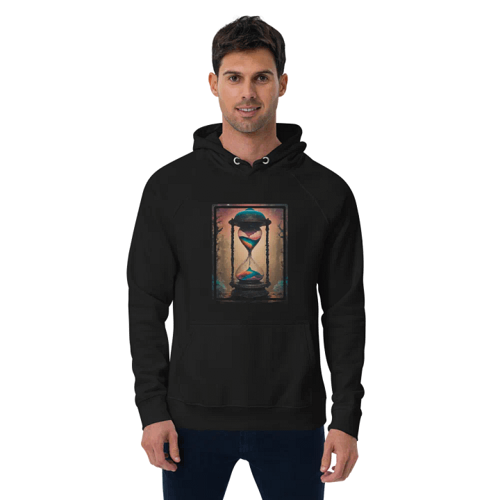 [Memento Mori] Unisex Eco Raglan Hoodie product image (6)