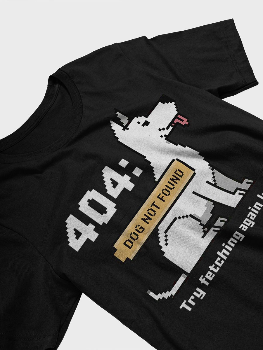 404: Dog Not Found Pixel Art T-Shirt product image (26)