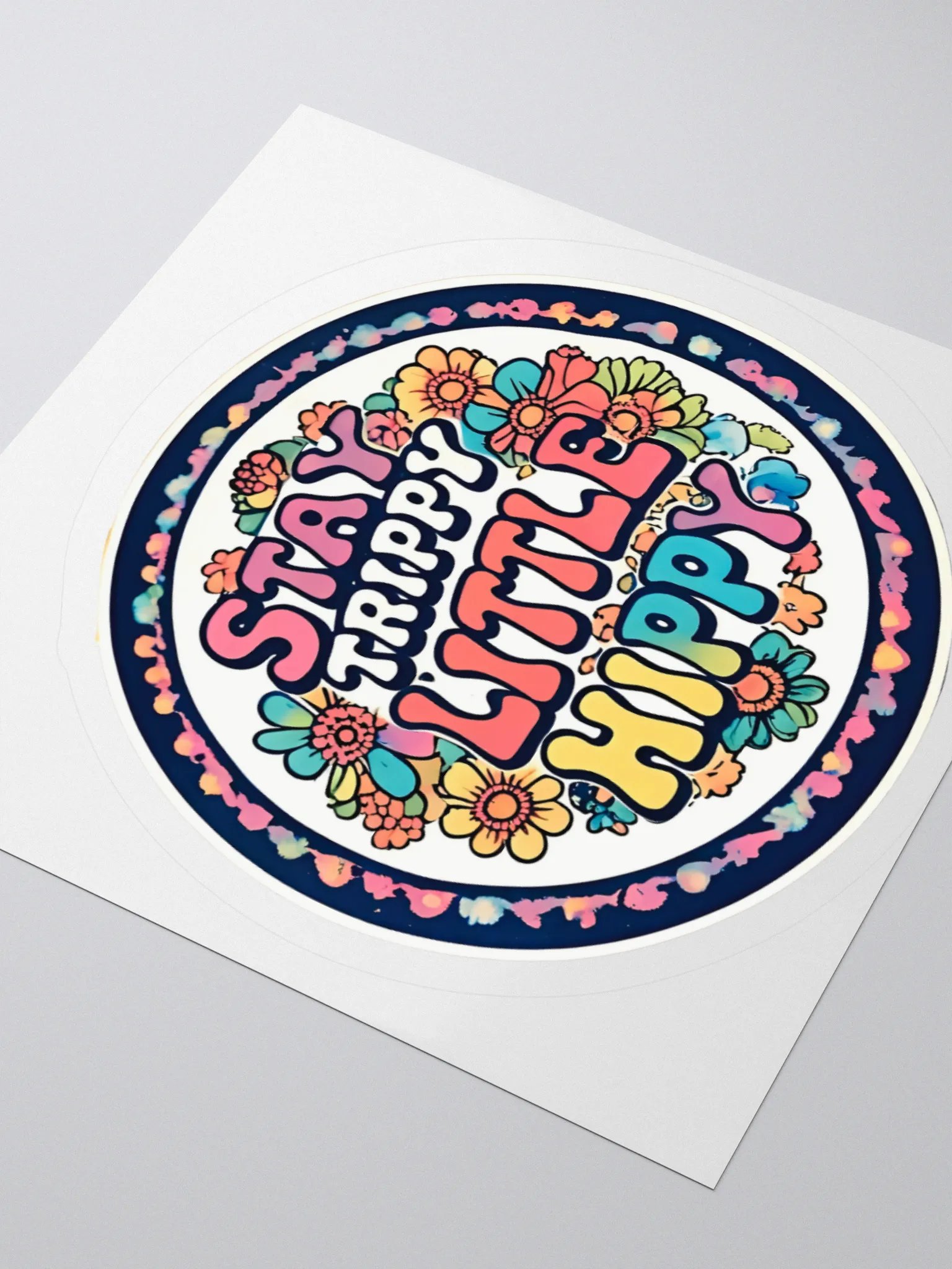 Stay Trippy Little Hippy Sticker product image (3)