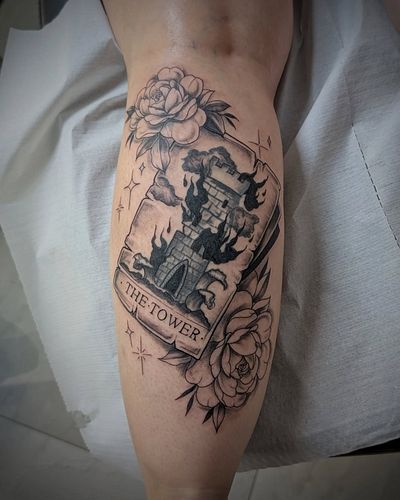 tHe tOWeR rEWoRked

another tatt for the lovely @mollyaliciafarricker 🤍 swipe to see the before!

#thetower #tarot #tarotcard...