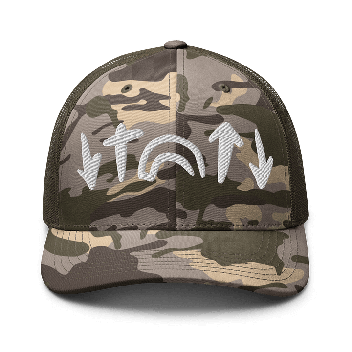 He Came. He Died. He Arose. He's Coming Back Christian Camo Hat product image (1)