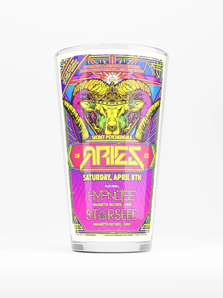 Aries 2023 Shaker Pint Glass product image (1)