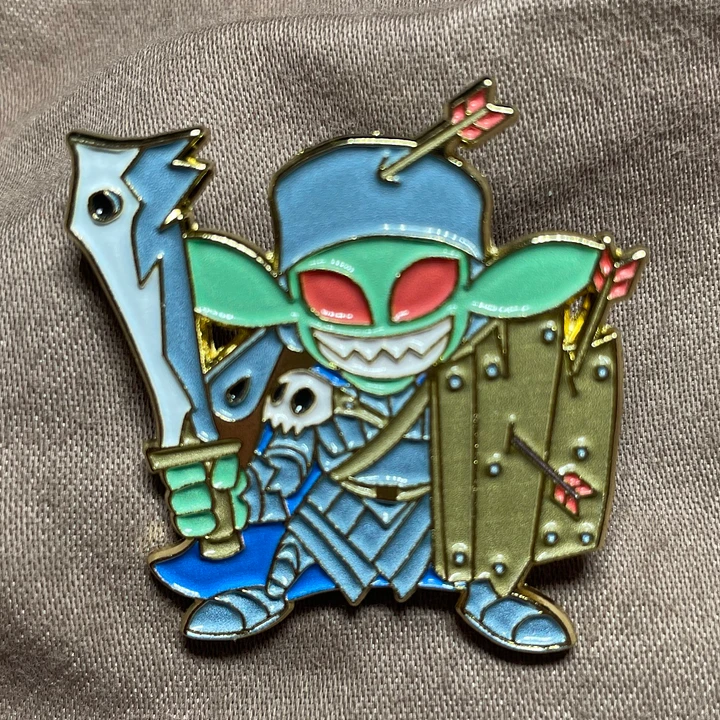 Goblin Fighter [Soft Enamel Pin] product image (1)