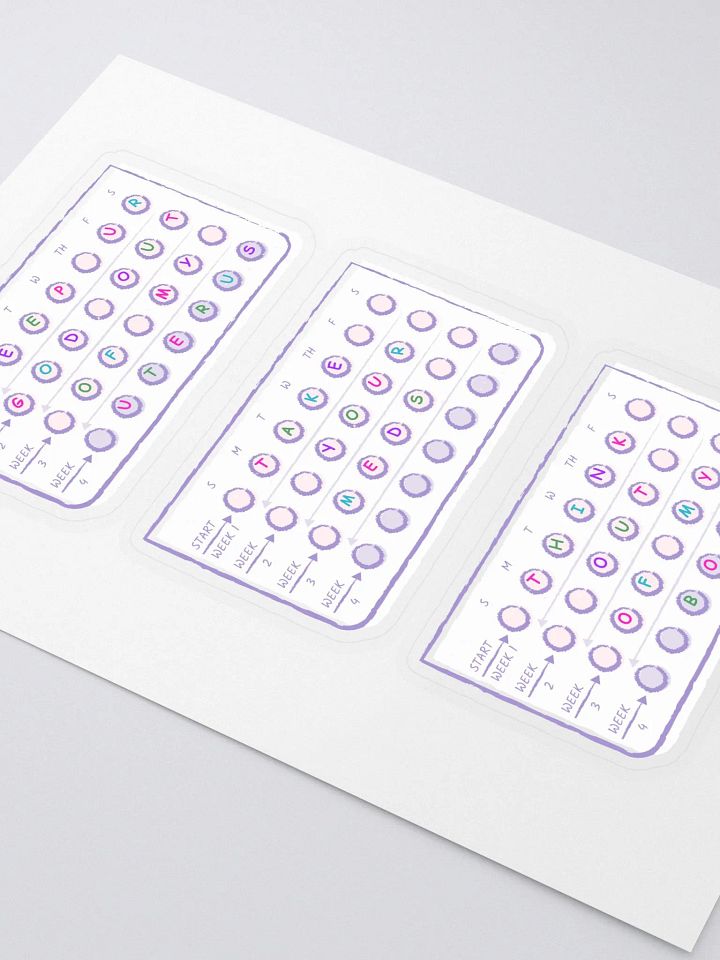 Birth Control Sticker Sheet product image (2)