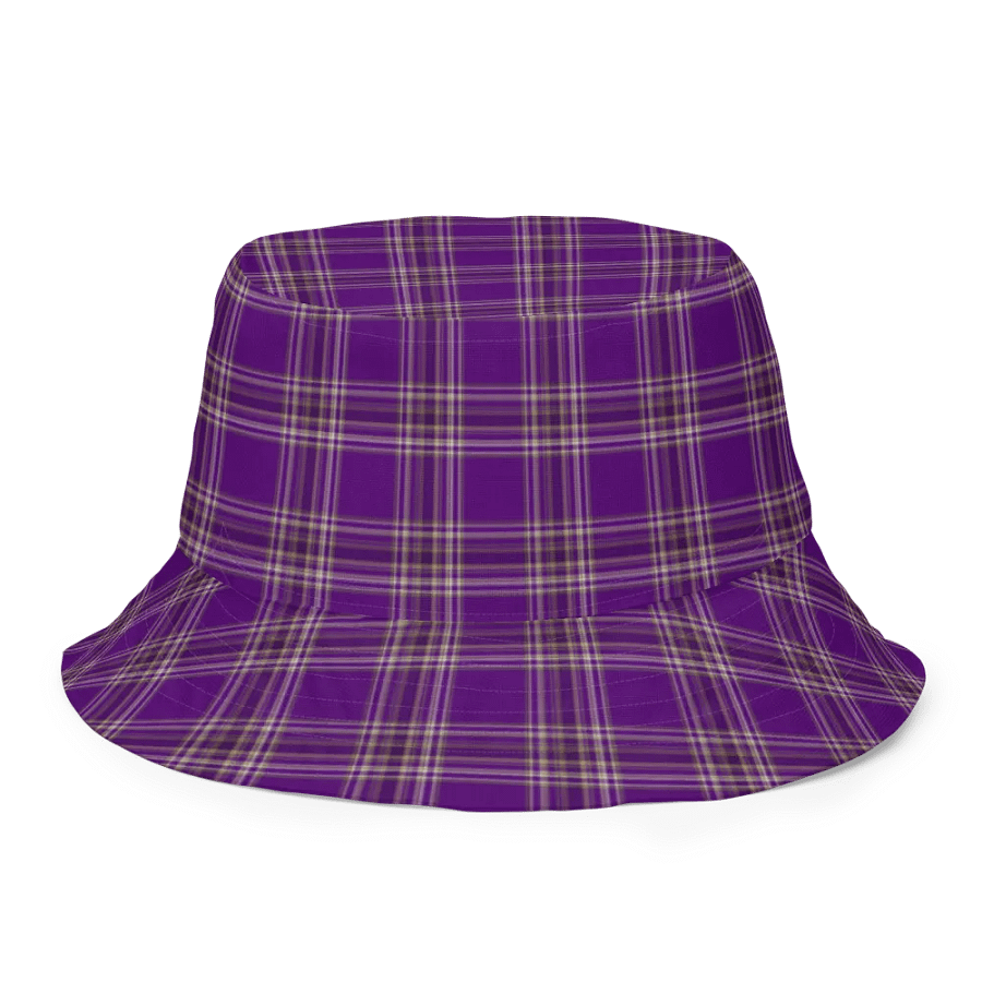 Purple Plaid Dreams Reversible Bucket Hat product image (3)