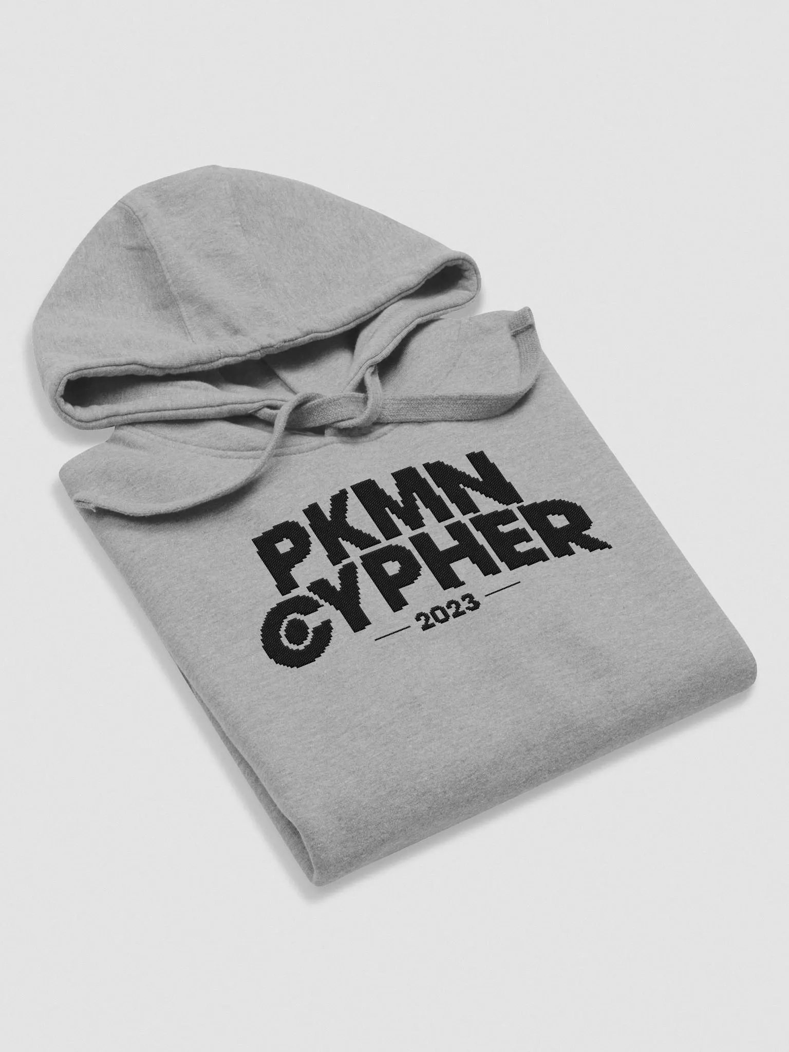 Cypher Logo Hoodie (Black Embroidered) product image (6)