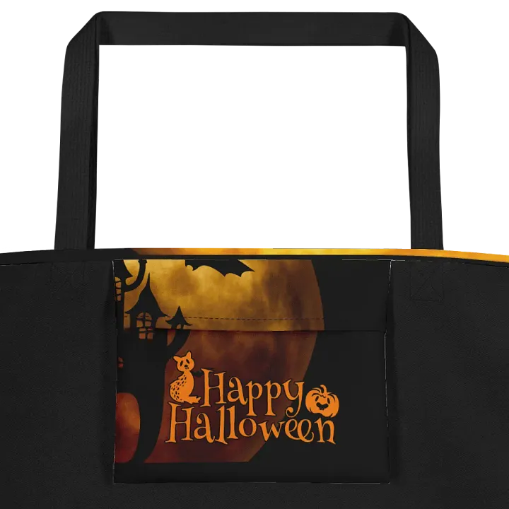 Moonlit Haunted Halloween Tote Bag product image (2)