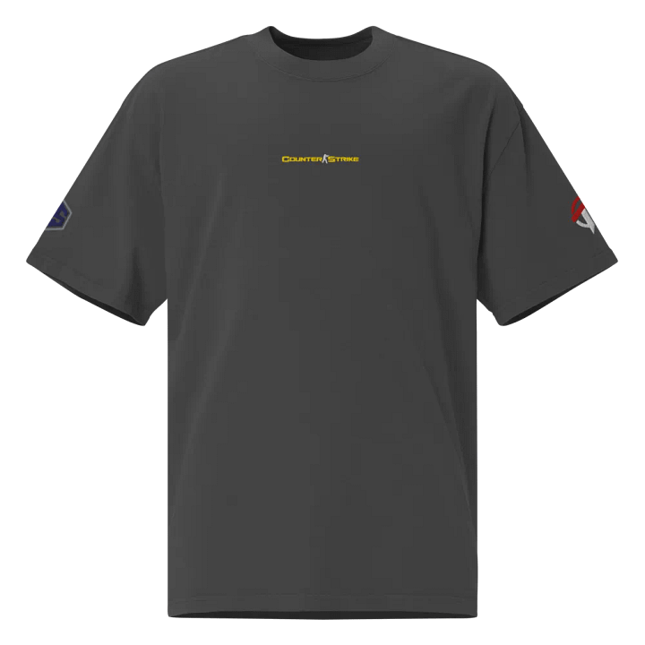 TopFrag™ 5vs5.net™ CS1.6 Alt AS Colour Premium Oversized Faded T-Shirt product image (1)