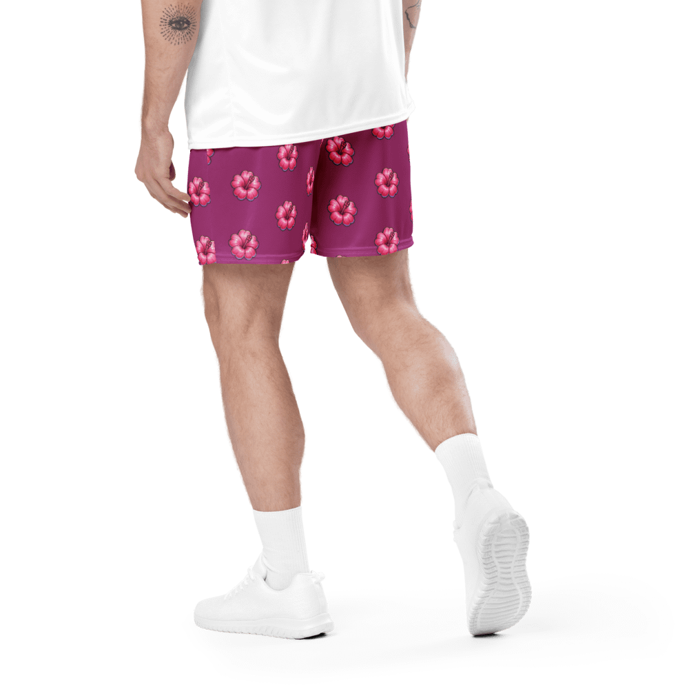 NRG Cherry Blossom Athletic Shorts (Violet) product image (4)