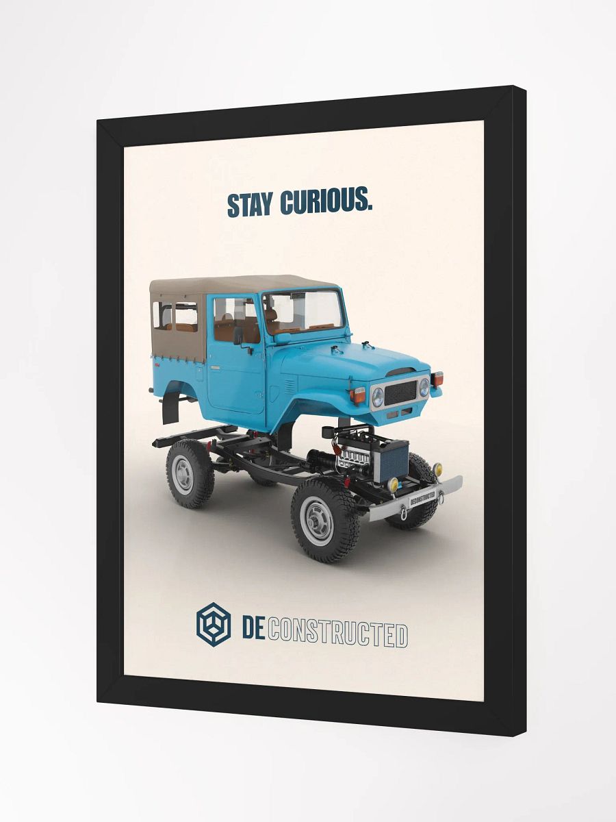 4x4 Exploded View Framed Poster product image (2)