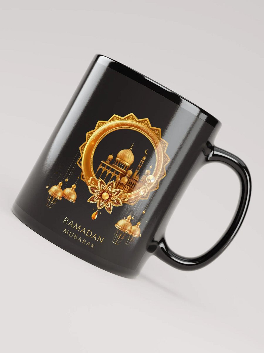 Ramadan Mubarak Black Mug product image (7)