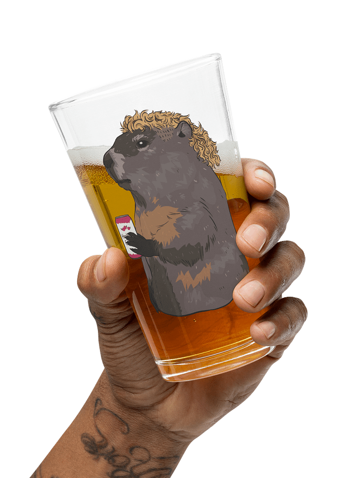 Hog n' Cider pint glass product image (1)