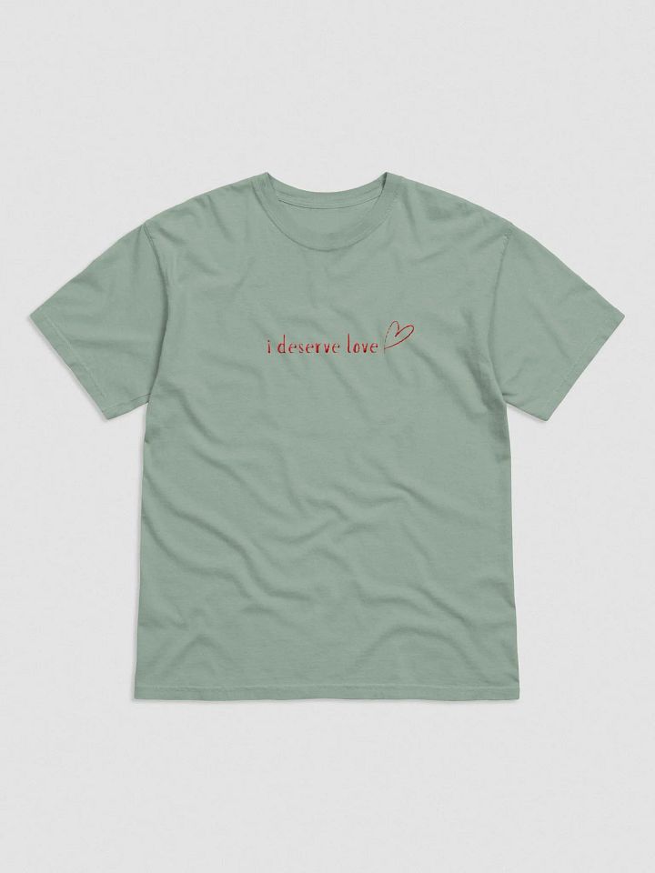 i deserve love Vintage Comfort: Garment-Dyed Cotton Tee product image (6)