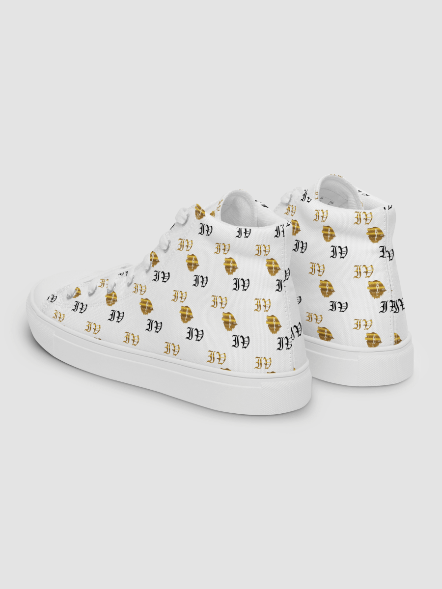 Victor Ivyic Women's High Top Canvas Shoes White product image (8)