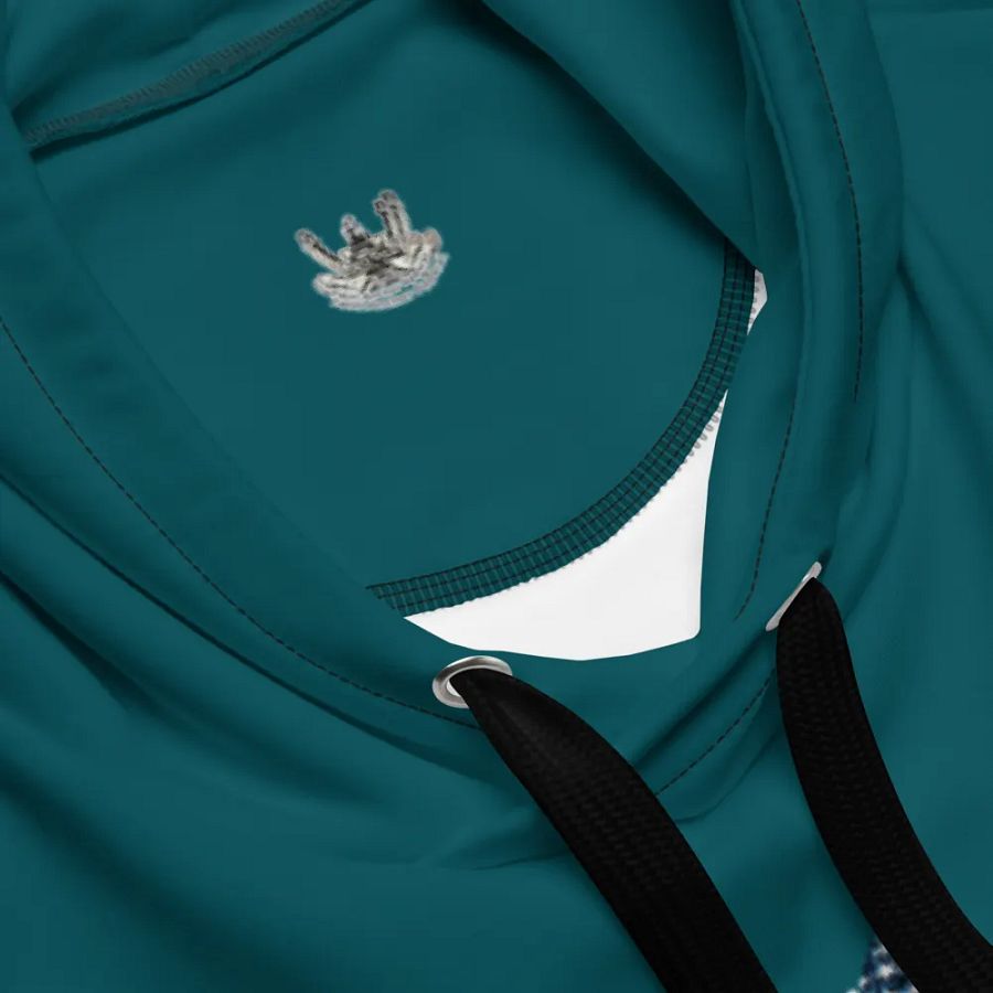 Teal Pacific Titan tug & CE Flage Hoodie product image (9)