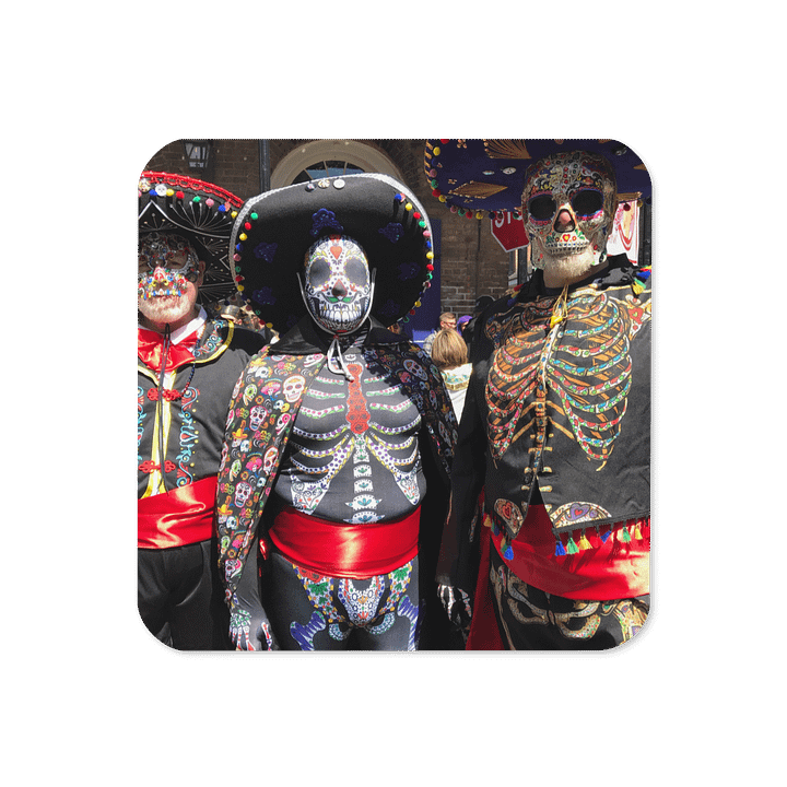 Day of the Dead Skeleton Coaster Set product image (1)