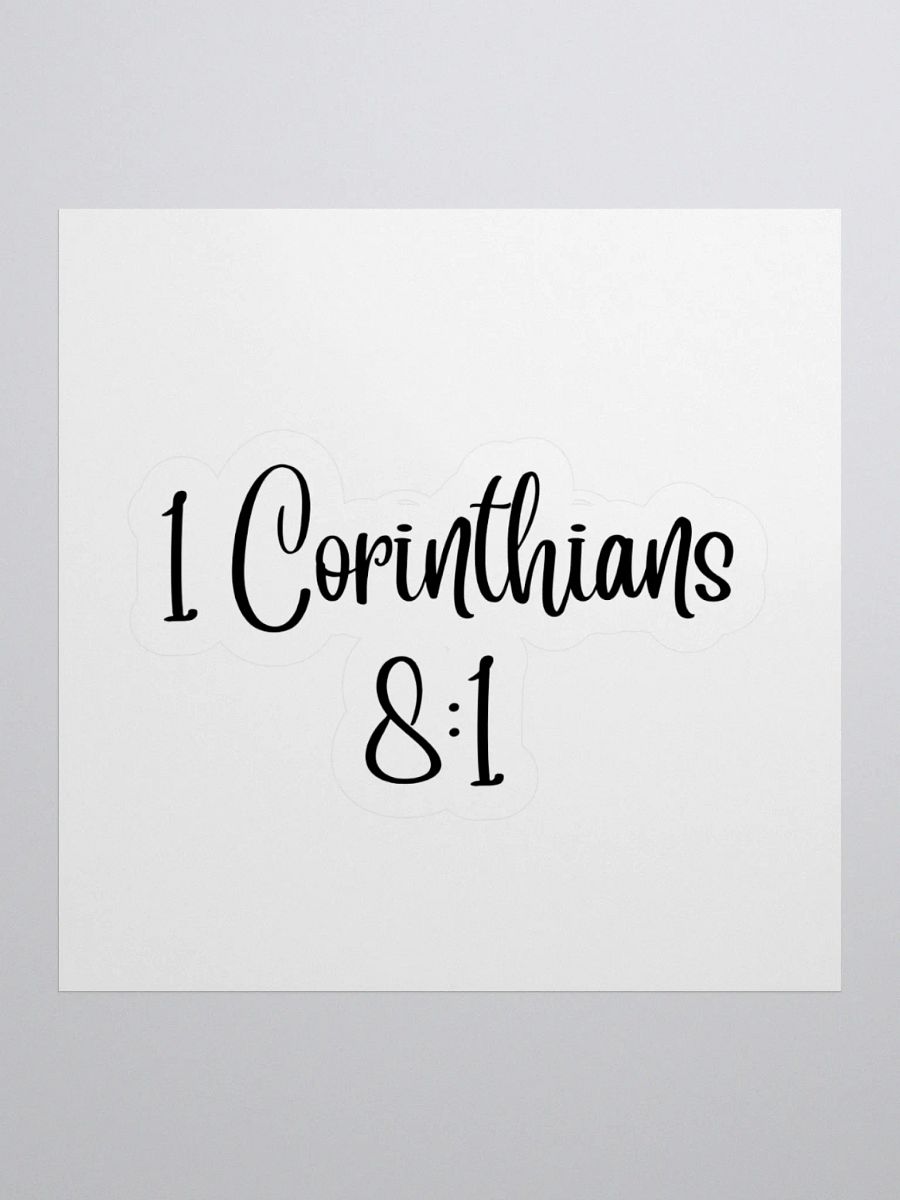 1 Corinthians 8:1 product image (1)
