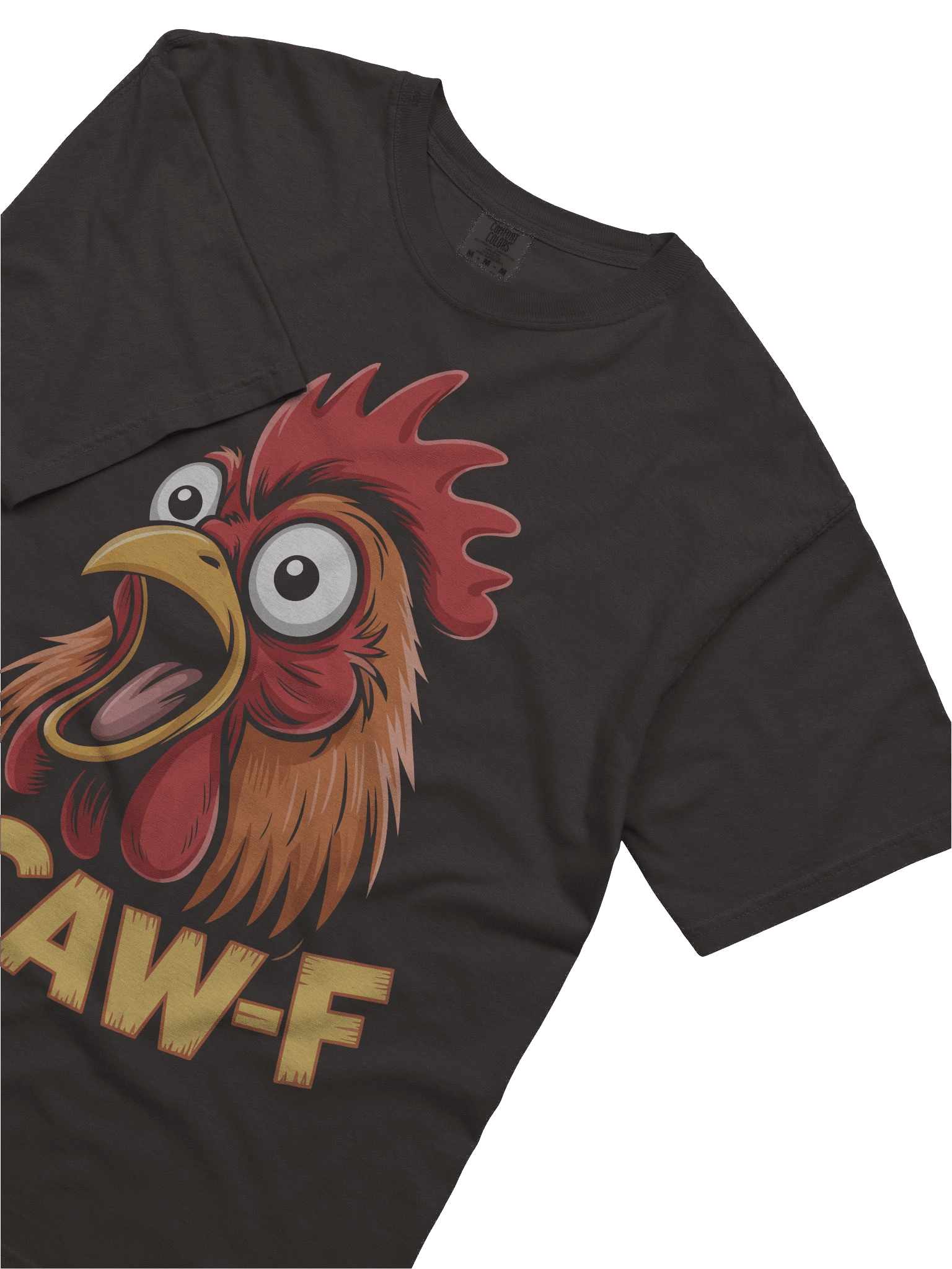 F-CAW-F" Screaming Rooster | Funny Sarcastic Comfort Colors® Tee product image (4)
