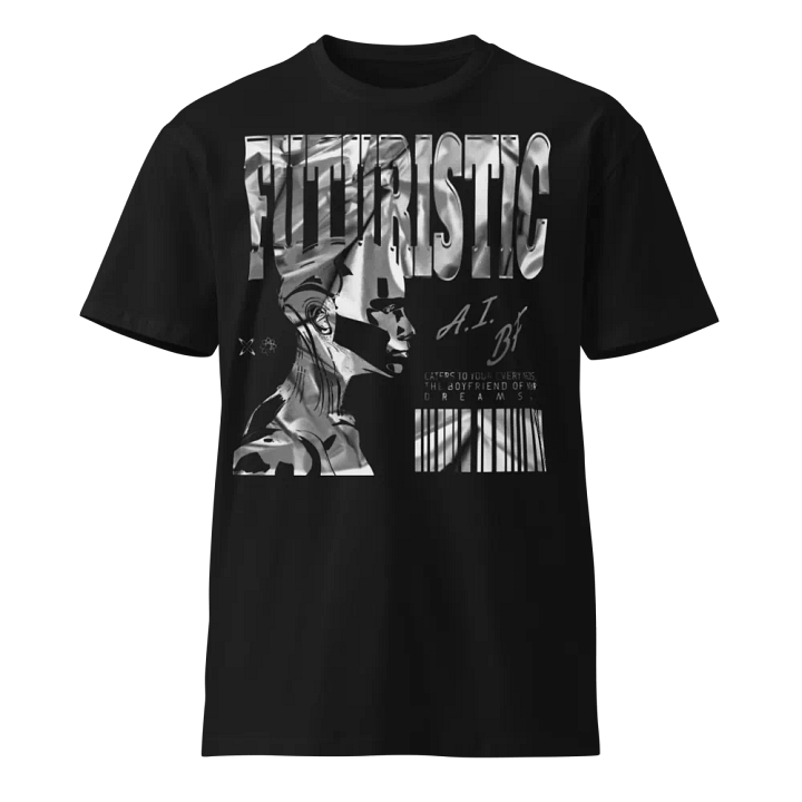 Futuristic AI Reflection Premium T-Shirt product image (1)