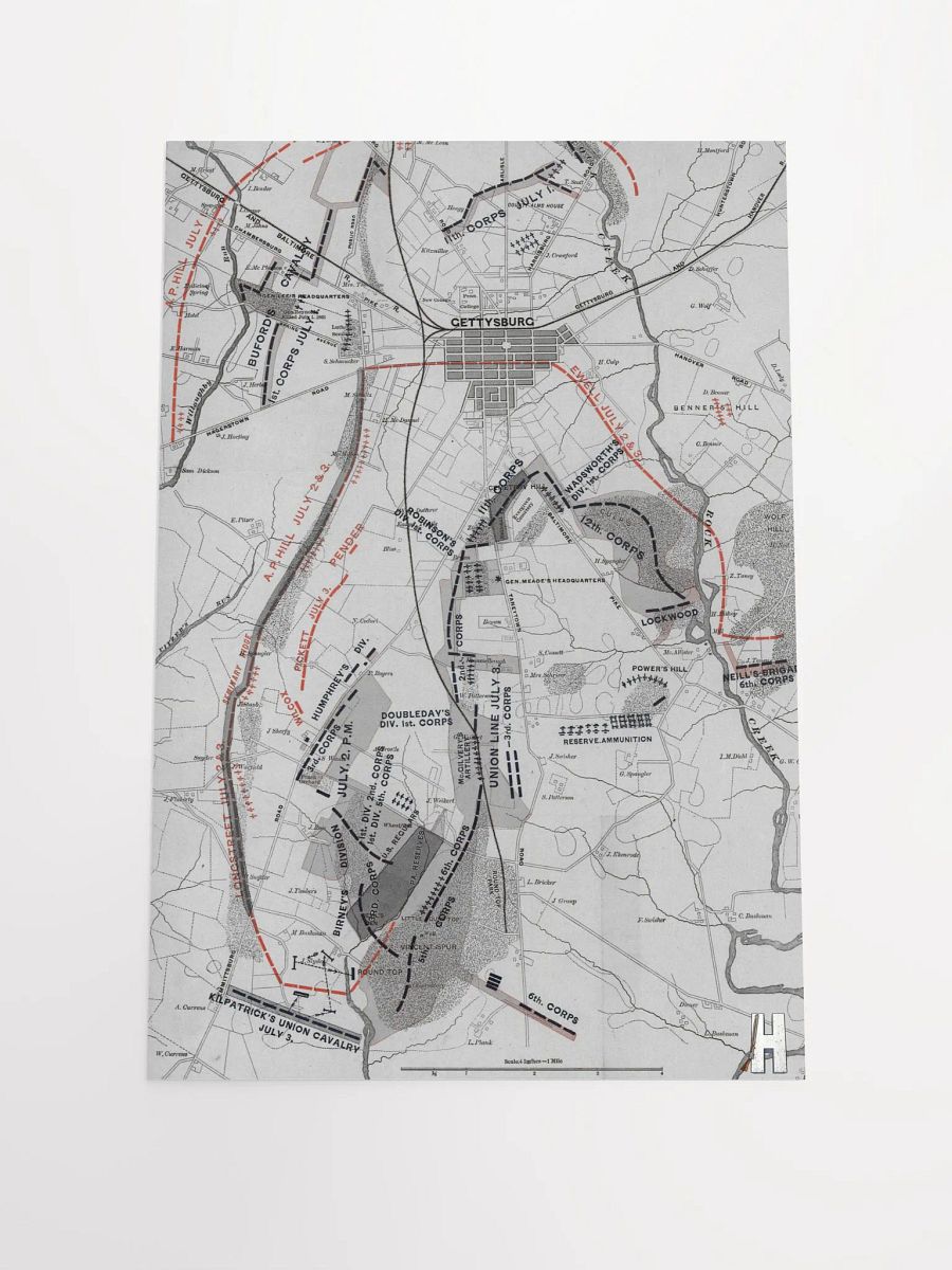 The Fish Hook (Gettysburg) - Poster product image (1)