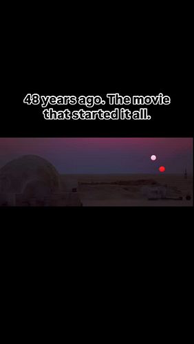Happy Birthday @starwars! 48 years old. #starwars #anewhope #lukeskywalker