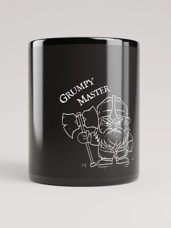 Grumpy Master Mug in Black product image (1)
