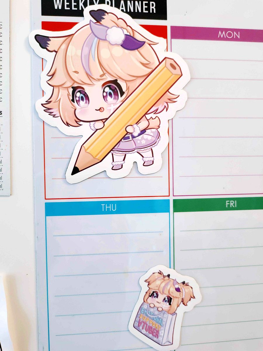 Emotional Support VTuber Magnet product image (4)