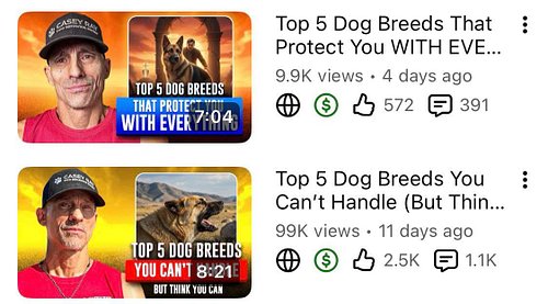 My last two YouTube videos are crossing big milestones at the same time - one crossing 10,000 views while the other crosses 1...