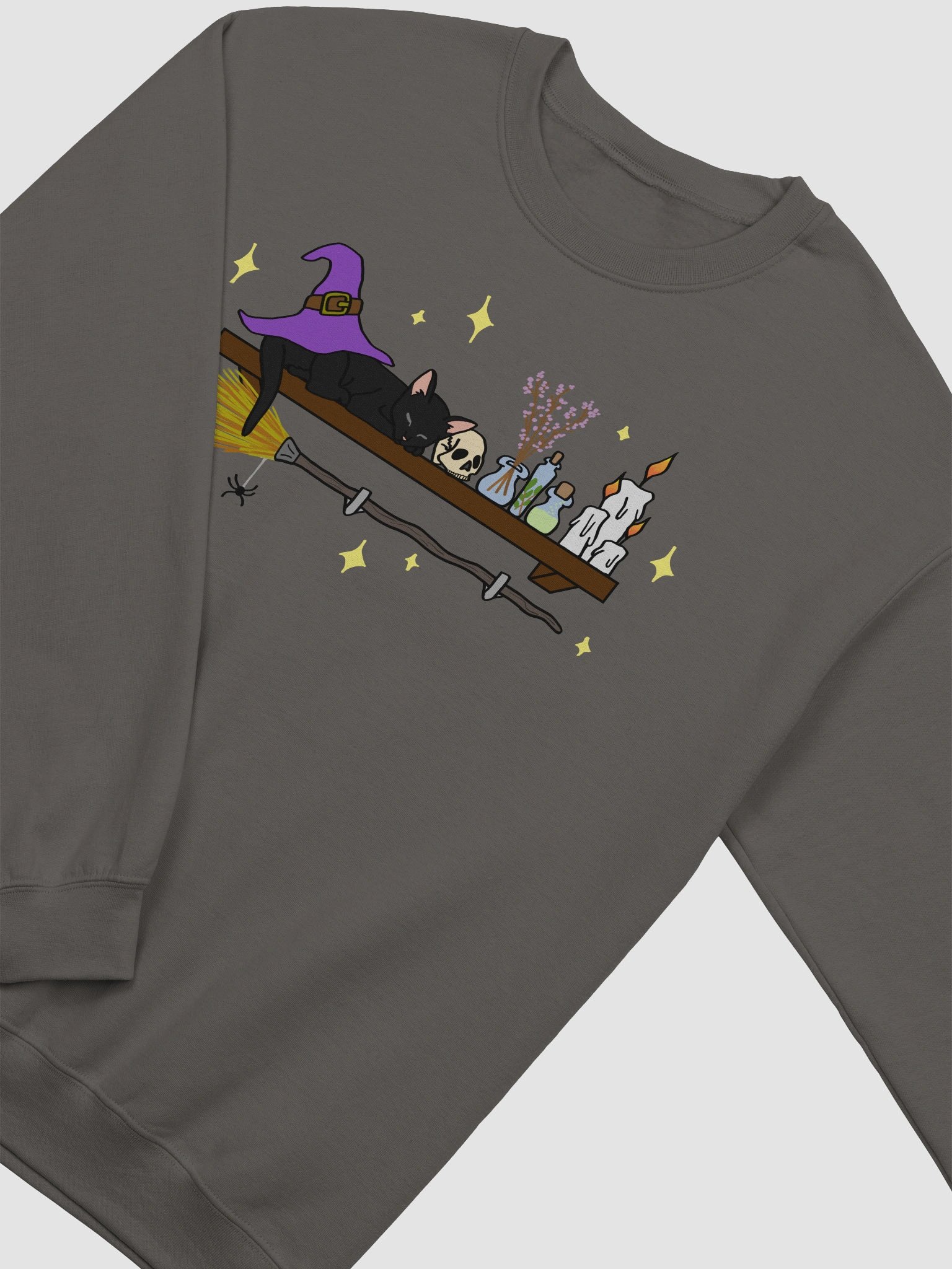 Witchy Cat's Dream Crewneck Sweatshirt product image (1)