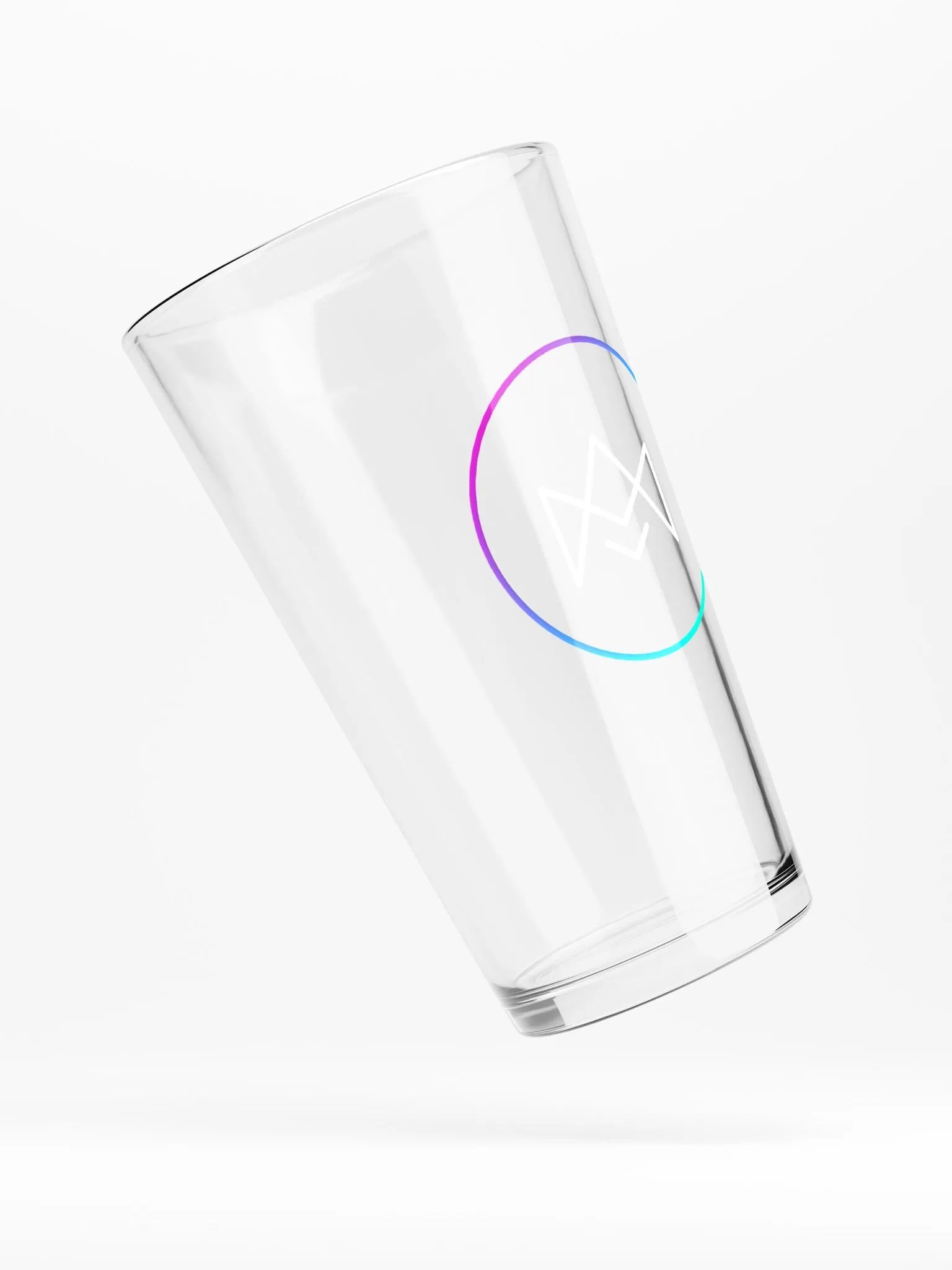 MayLouuu Logo Pint Glass (white) product image (4)