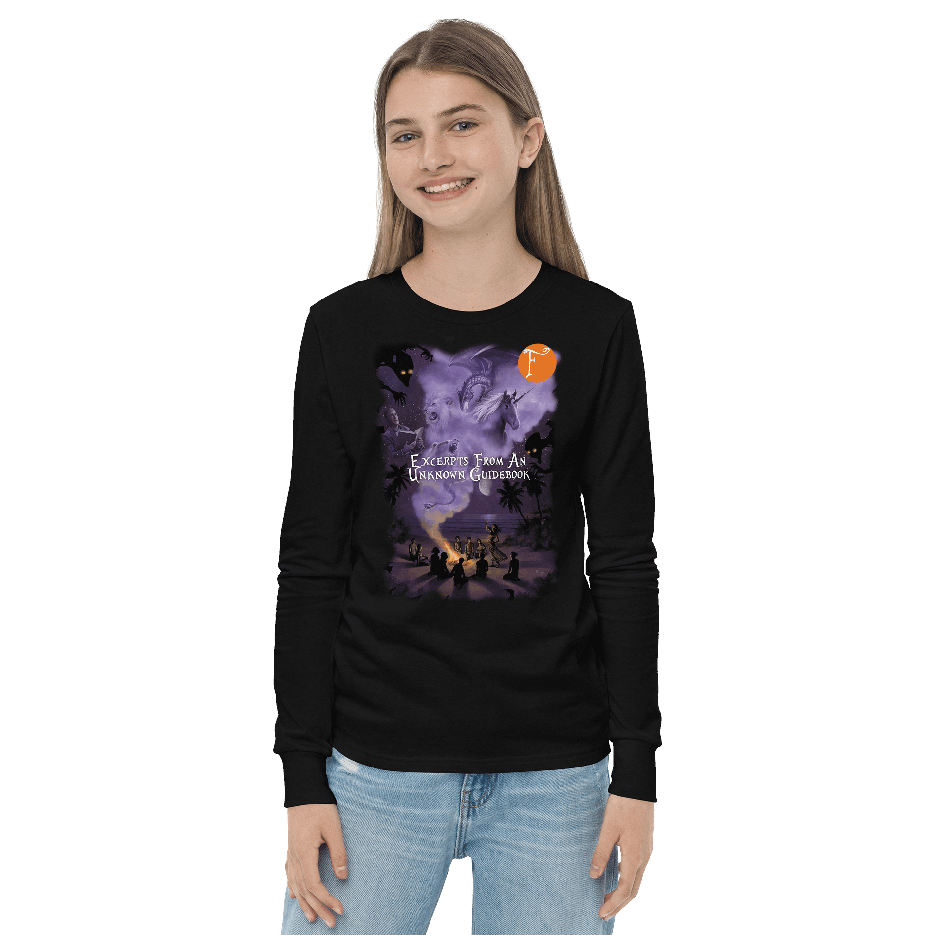 Excerpts from an Unknown Guidebook - Bella+Canvas Youth Long Sleeve T-Shirt product image (2)