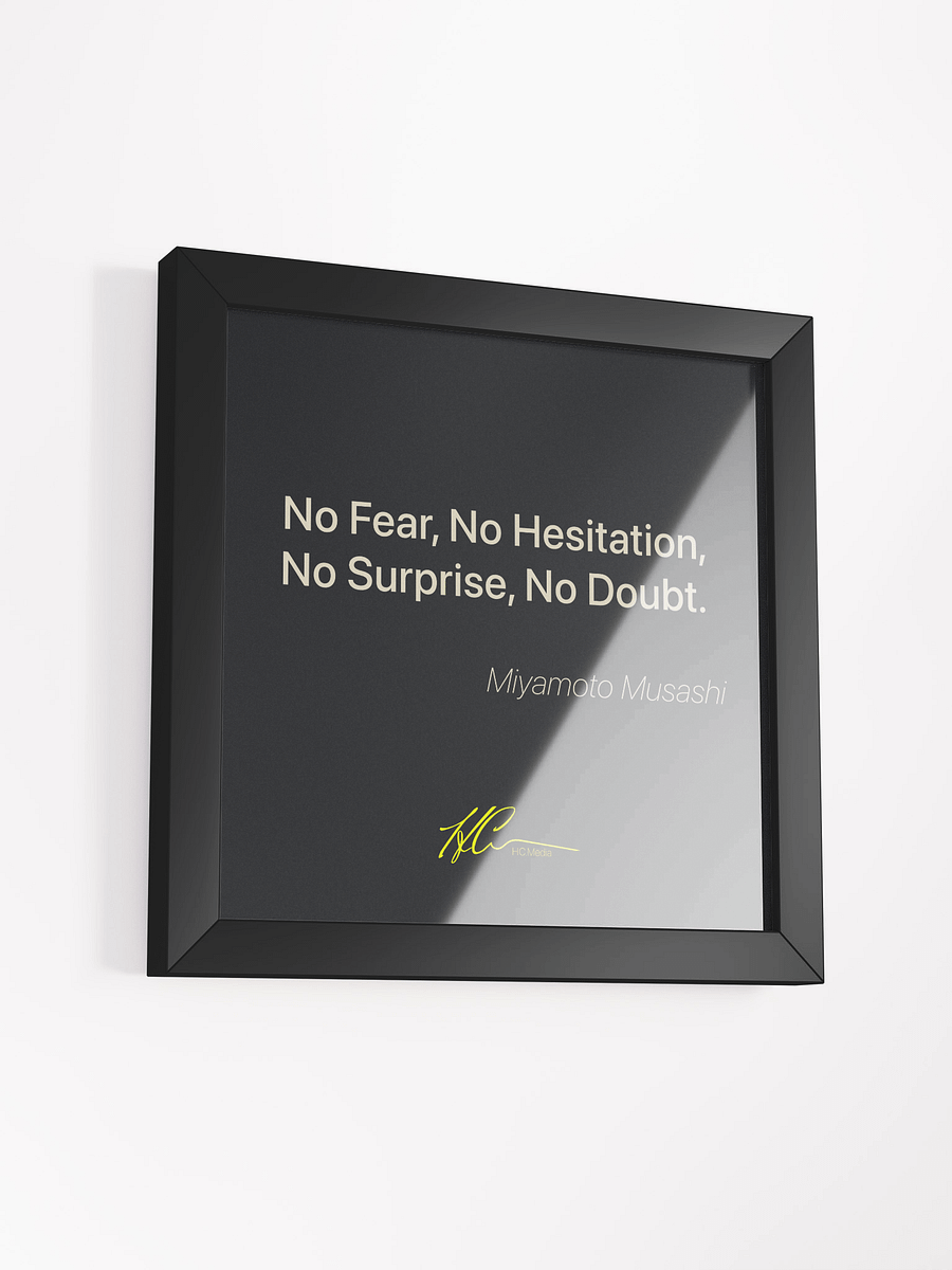 Miyamoto Musashi Q3 - Framed Poster product image (3)
