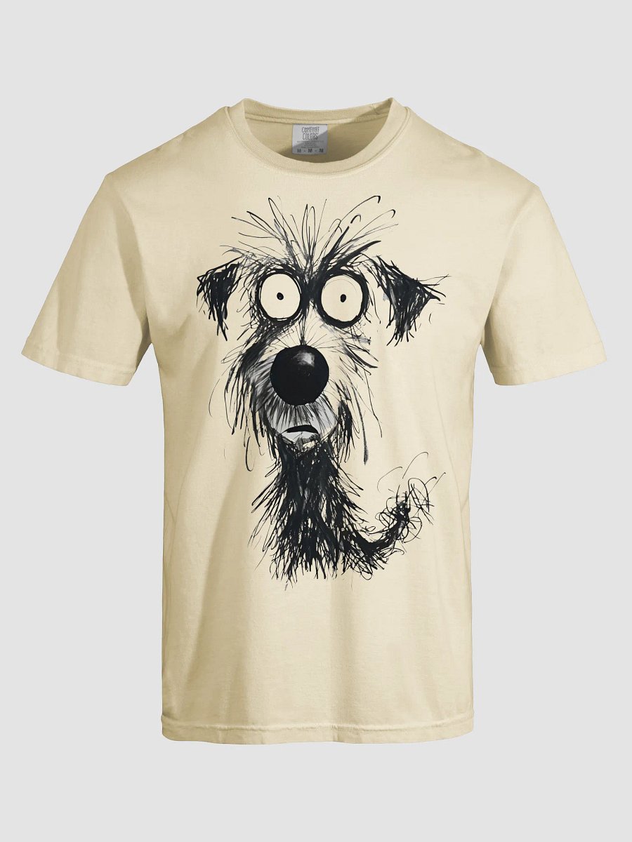 Whimsical Dog Sketch Comfort Color 1717 T-Shirt product image (43)