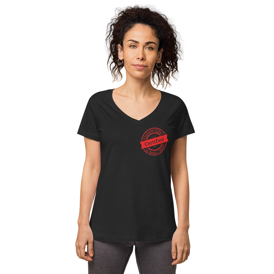Certified Character Killer Women's Fitted V-Neck Tee product image (1)