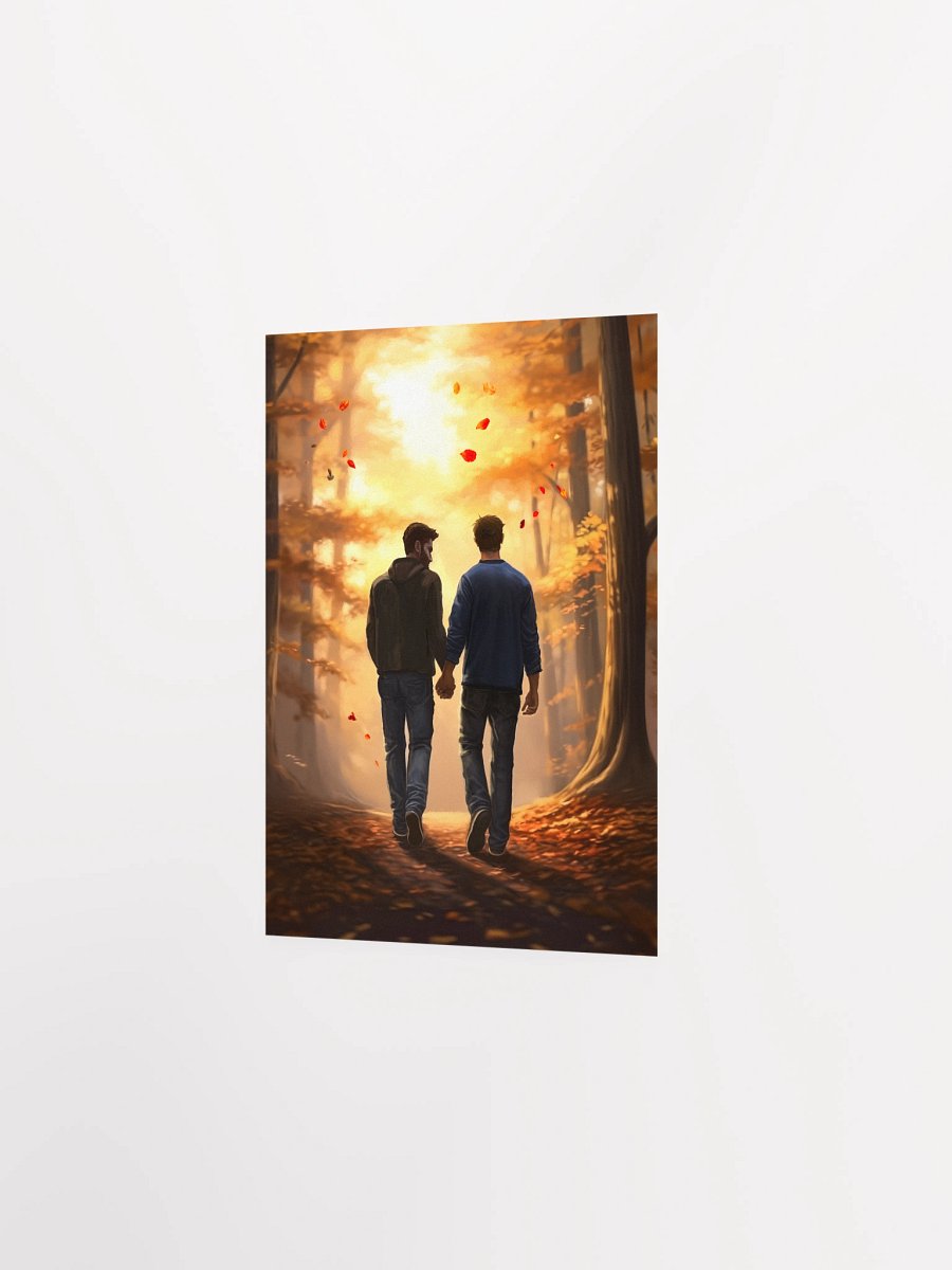 Fall Romance - Gay Couple Studio Art Print product image (10)