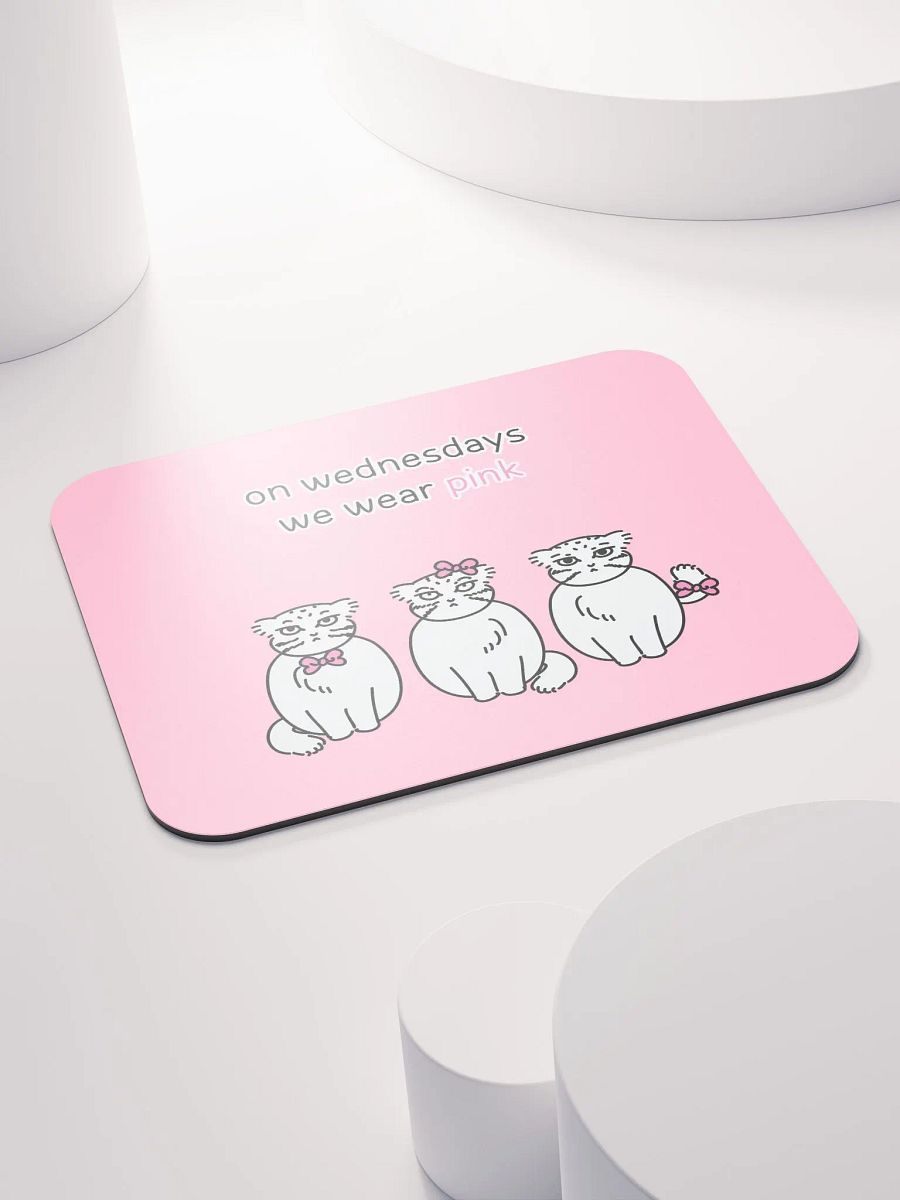 Pink Wednesdays Manul Ver. 2 - Mousepad product image (4)